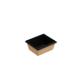 250ml Kraft/Black OneClick (PO Lined)