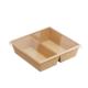 1200ml Kraft Two Compartment OneClick (PO Lined)