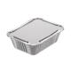 NO1 Silver Foil Container Paper Lid (PET lined)