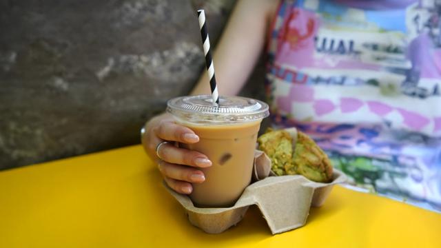 Go-Pak Black Striped Paper Straw