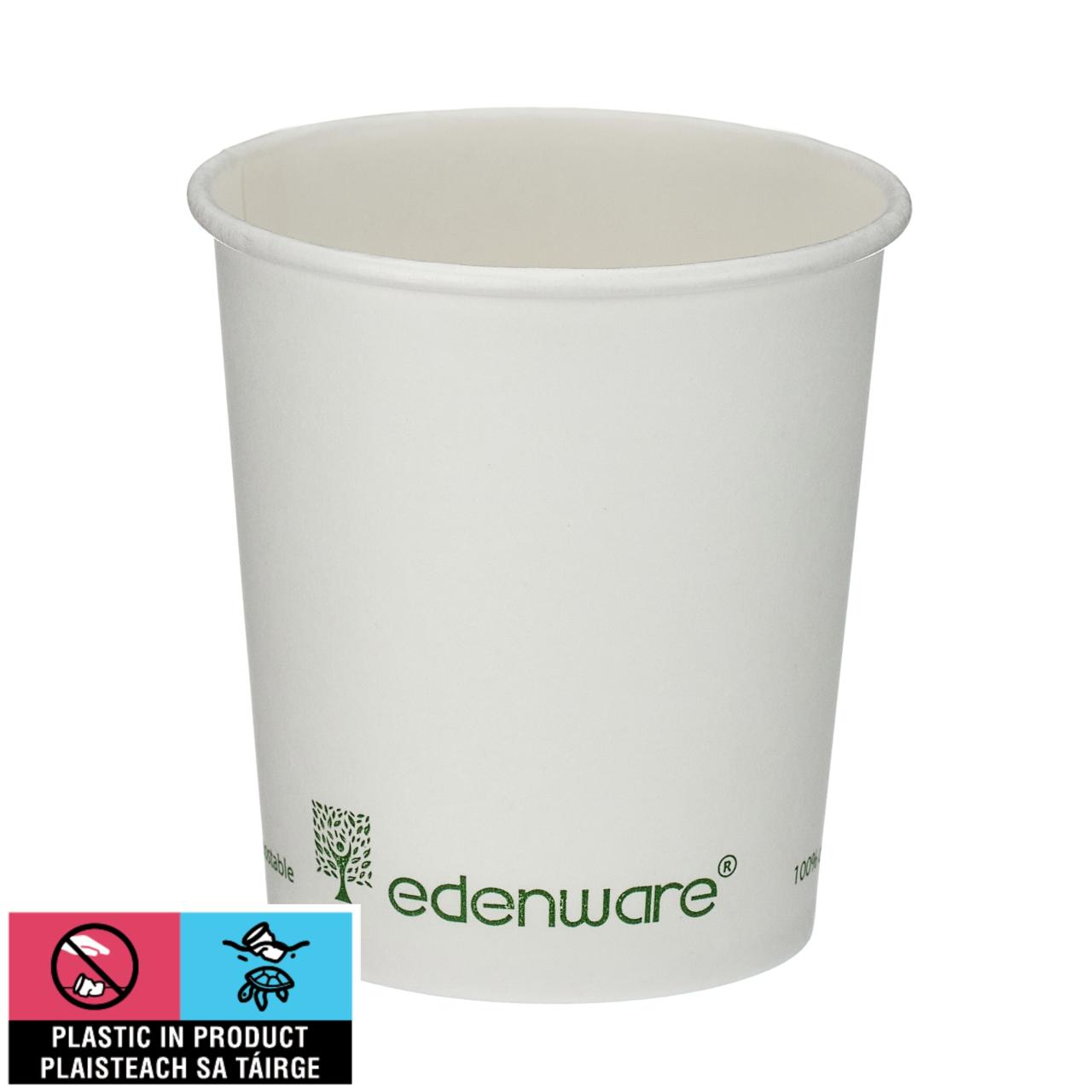 4oz White Single Wall Hot Cup (PLA Lined)