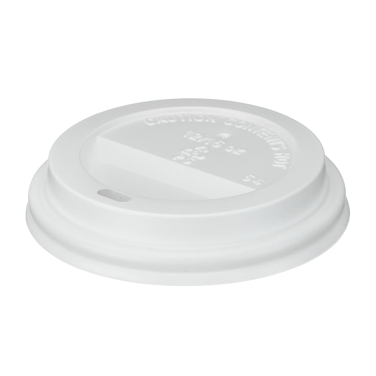 12/16oz Lid (White) PS