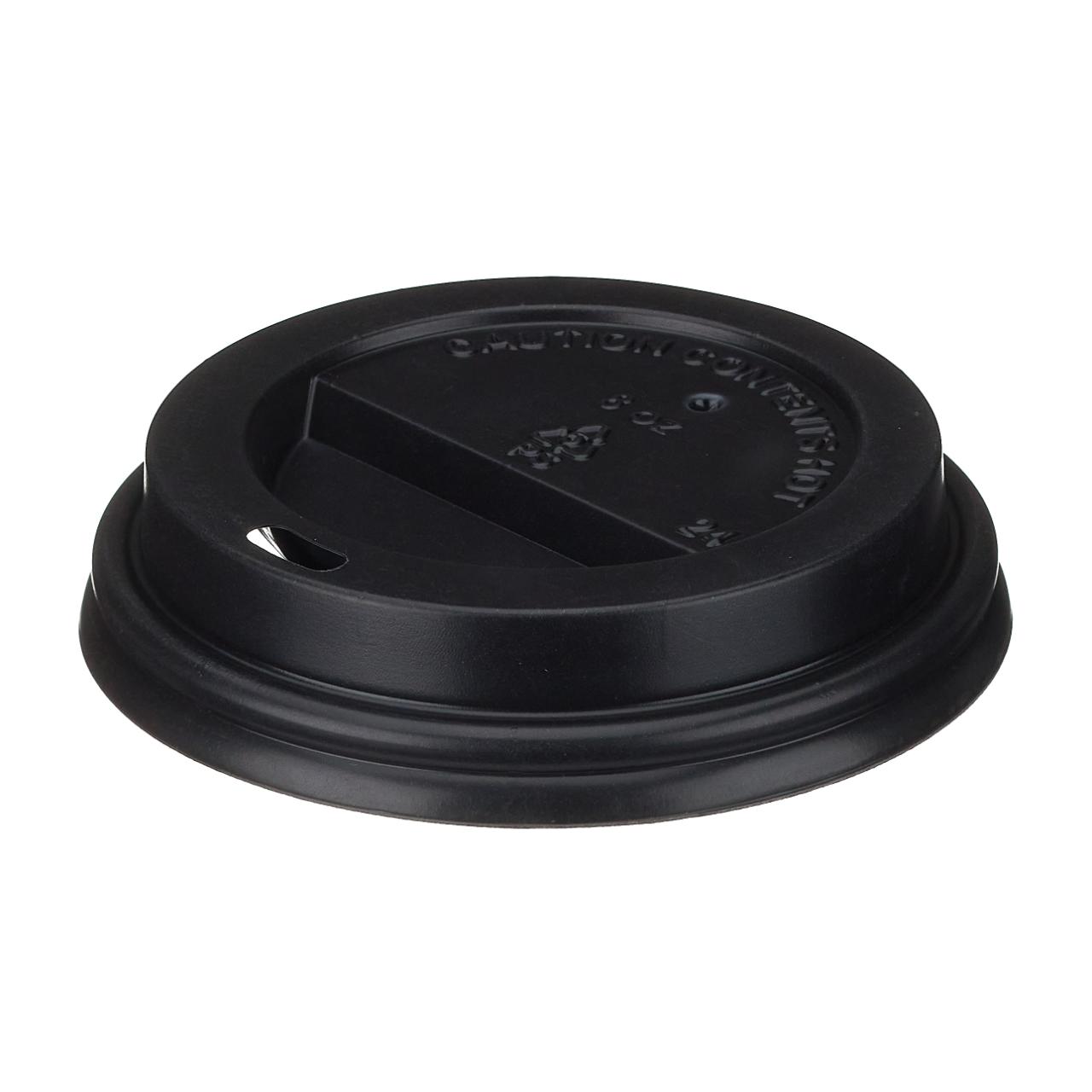 8oz Lid (Black) PS