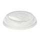 8oz White CPLA Hot Cup Sip Lid
