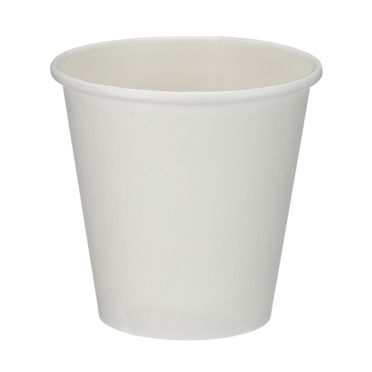 6oz White Single Wall Hot Cup (PE Lined)