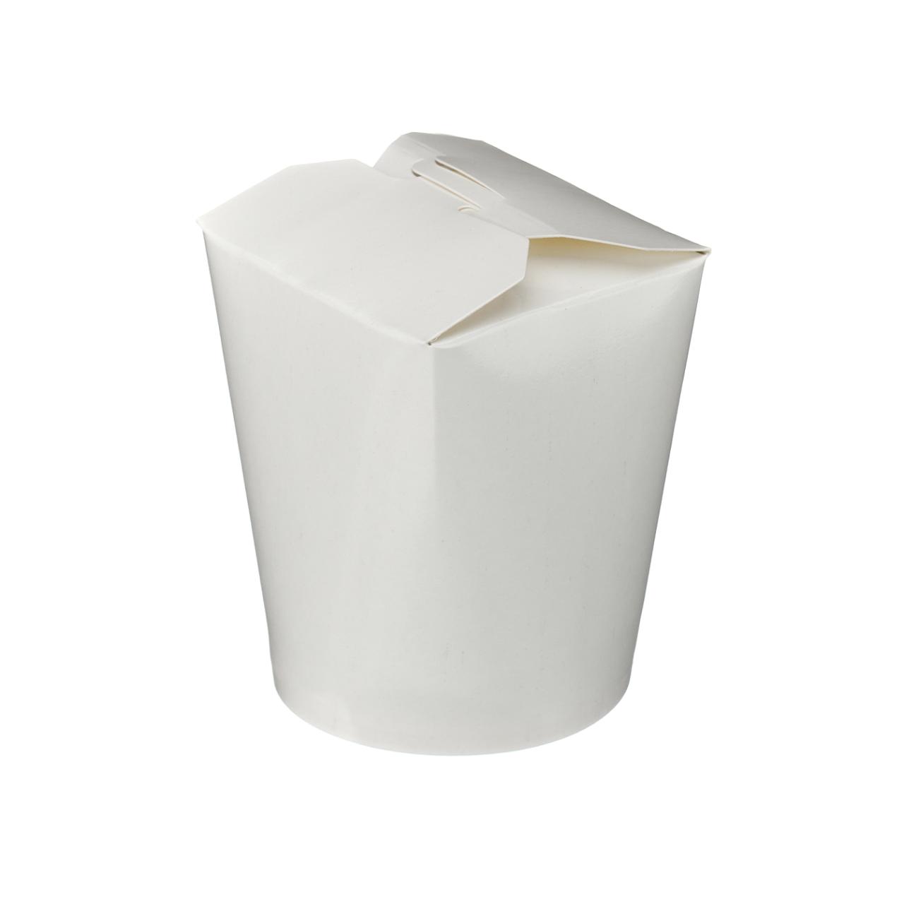 16oz White Food Pail (PE Lined)