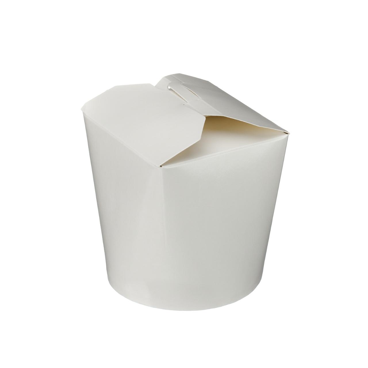 26oz White Food Pail (PE Lined)