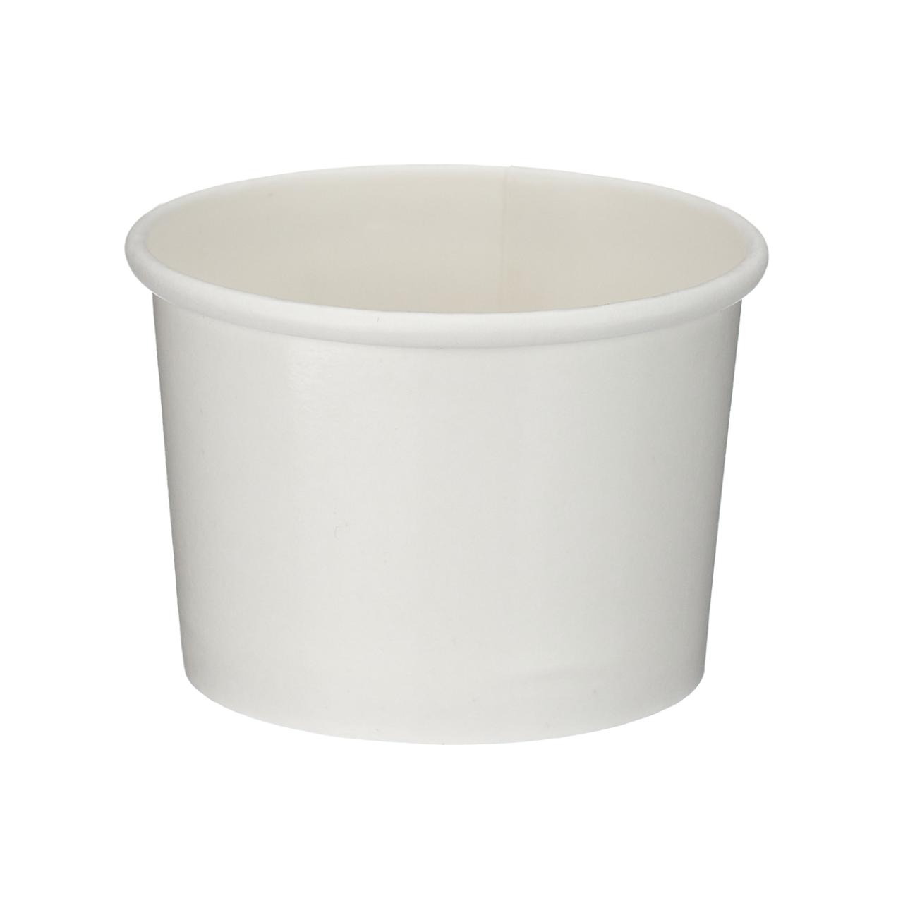 8oz White Premium Soup Pot (PP Lined)