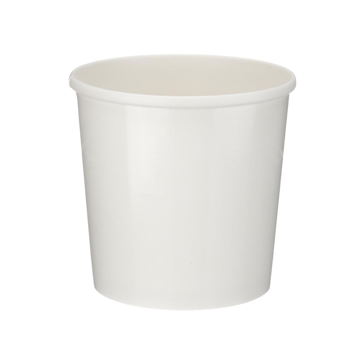 26oz White Premium Soup Pot (PP Lined)