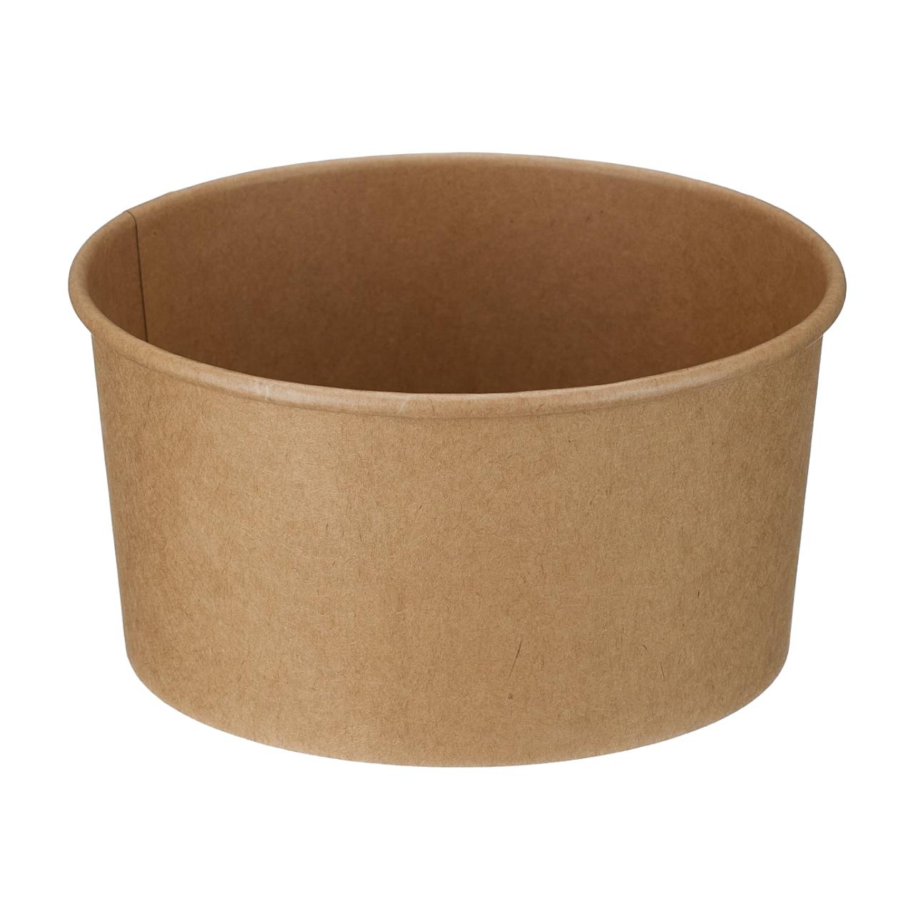 1000ml Kraft Round Bowl (PE Lined)