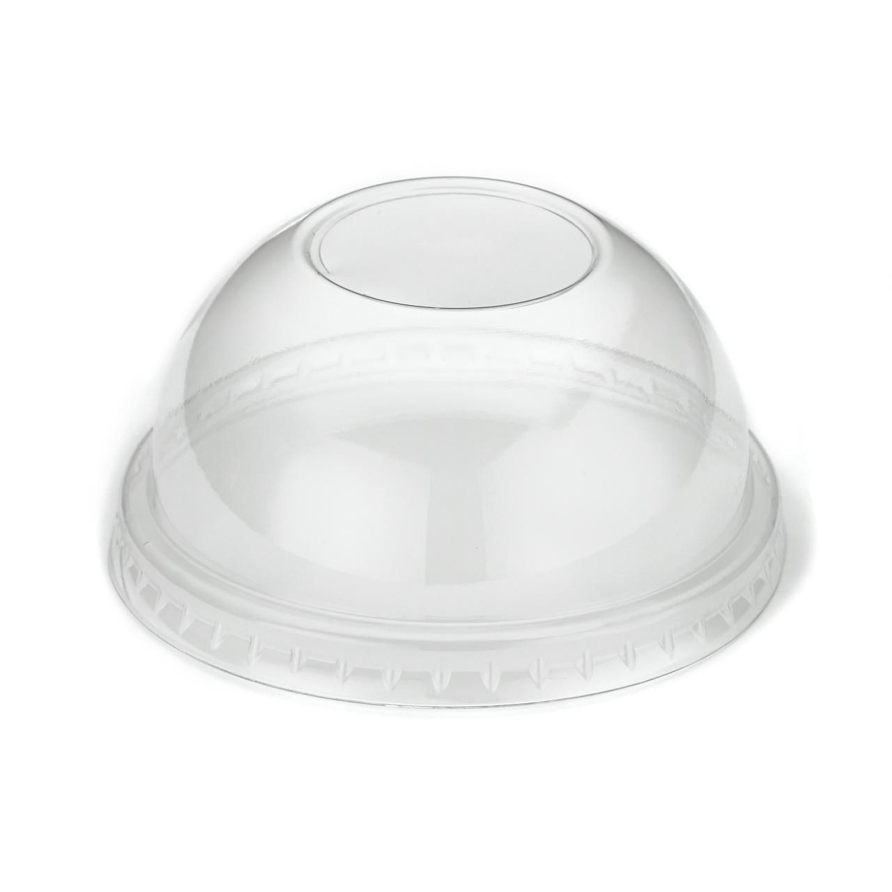 8oz Clear rPET Domed Ice Cream Pot Lid