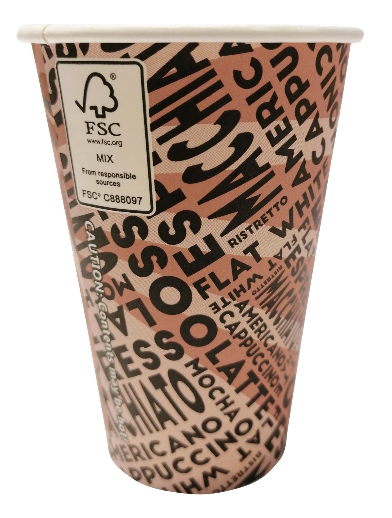 9oz Branded Single Wall Vending Cup